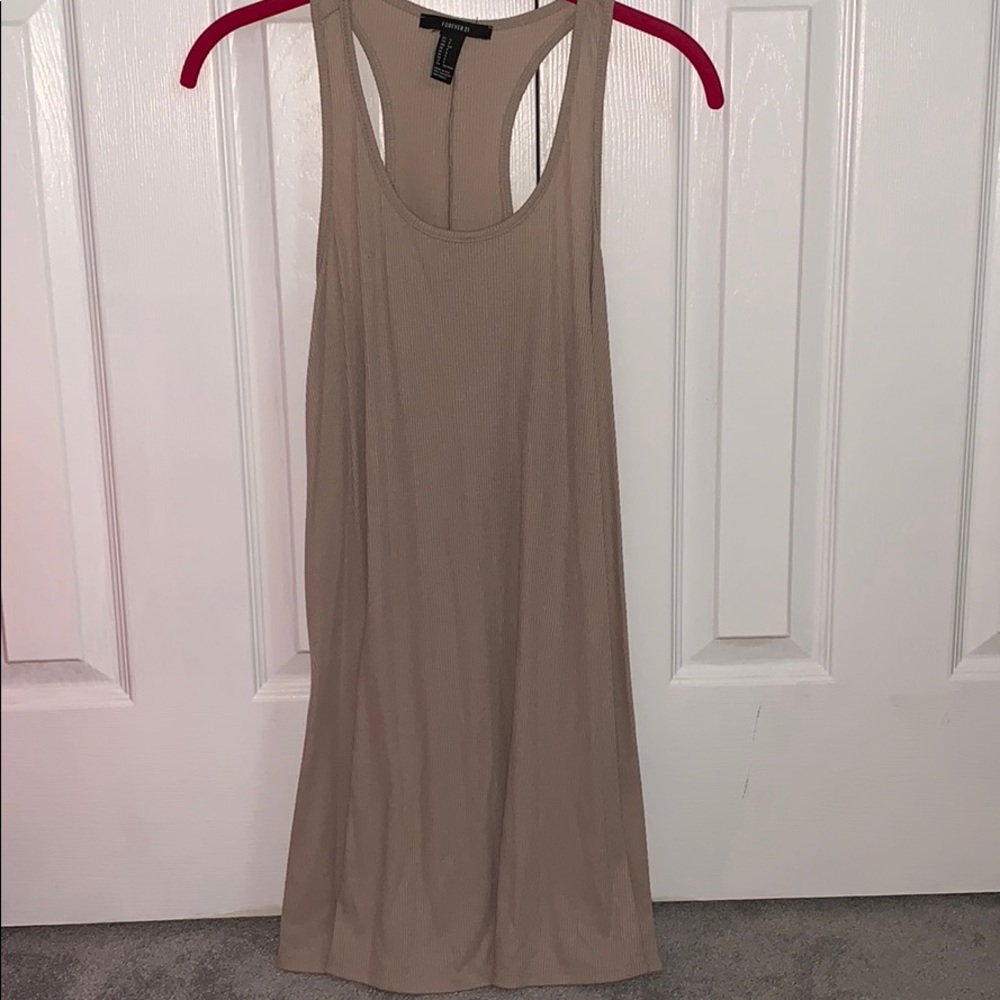 Tan dress